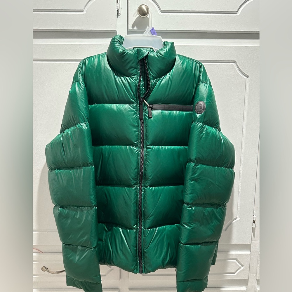 Trussardi Jeans Puffer Jacket- Evergreen